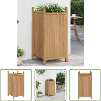 Produktbild von The Living Store Pflanzkübel 40x40x80 cm Bambus