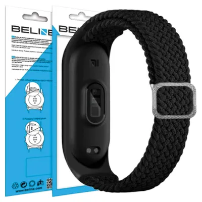 Produktbild von Beline Mi Band 3/4 Textilarmband Schwarz