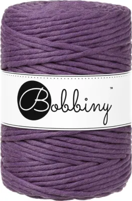 Immagine prodotto di Bobine di cordoncino per macramè da 5 mm, 100 m, viola