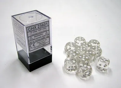 Produktbild von Chessex 23601, Würfelsatz, Beide Geschlechter, Deutschland, 16 mm, 16 mm, 16 mm
