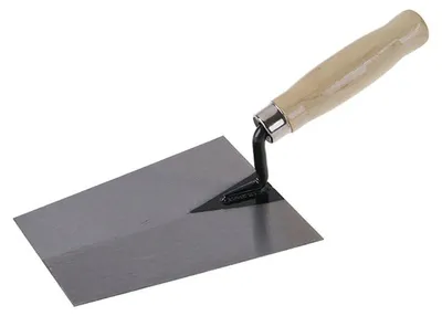 Image de Cuillère LEVIOR en acier rectifié pour maçonnerie 180x130mm 32014.01