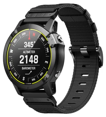 Immagine prodotto di Cinturino in nylon di ricambio per smartwatch Fenix 6/7/5 con sistema di fissaggio rapido