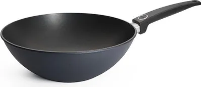 Produktbild von Woll 1030DPIL Wokpfanne, 30 cm max. Durchmesser, Aluminium, Induktionsherd-geeignet, Antihaftbeschichtung, inkl. Deckel