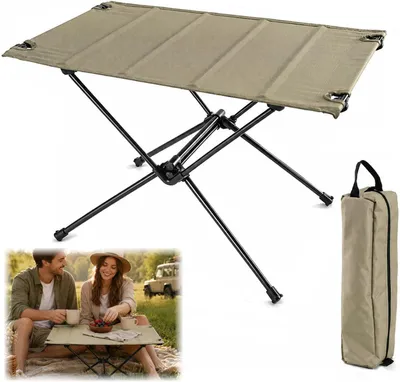 Produktbild von Campingtisch 60x40x39,5 cm, klappbar, mit Tragetasche, für Camping