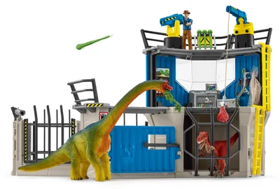 Image de Schleich® 41462 Schleich® Dinosaurs 41462 Große Dino-Forschungsstation Spielfiguren-Set