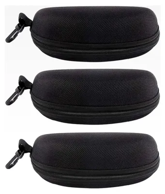 Produktbild von 3er Set Sonnenbrillenetui mit Reißverschluss und Gürtelclip