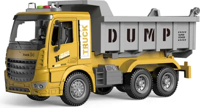 Zdjęcie produktu dla Samochód-wywrotka z kołem zamachowym i efektami specjalnymi, 28 cm