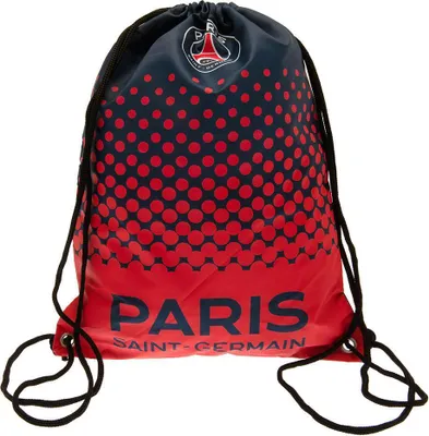 Produktbild von Paris Saint Germain FC - Turnbeutel, mit Farbverlauf TA9178 (Einheitsgröße) (Rot/Marineblau)