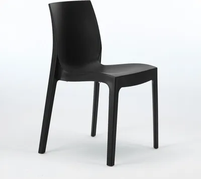 Produktbild von Stühle Küchenstuhl Esstischstuhl Esszimmerstuhl Grand Soleil Rome - Schwarz