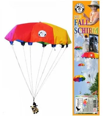 Produktbild von Kids at Work Fallschirm Spielzeug bunt 85 cm für Outdoor-Spaß