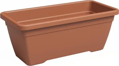 Produktbild von artevasi© VENEZIA Blumenkasten Terracottafarben 40 cm - Kunststoff