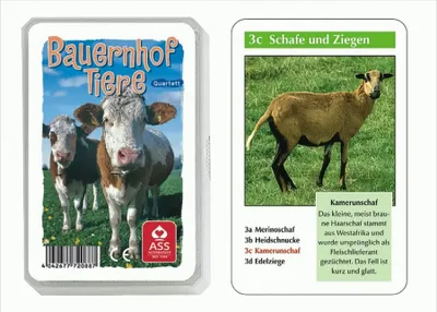 Produktbild von Quartett Bauernhof Tiere, 1Quartett