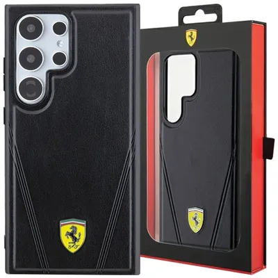Produktbild von Ferrari 3666339242497, Cover, Samsung, Galaxy S24 Ultra, 17,3 cm (6.8"), Schwarz