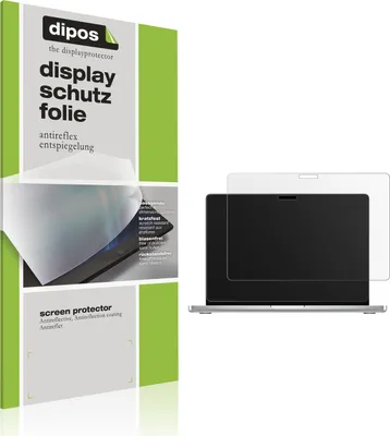 Produktbild von 2x Schutzfolie für MacBook Pro M4 16 Zoll 2024 matt Displayschutzfolie Folie Display Schutz dipos