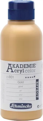 Produktbild von Schmincke 250ml AKADEMIE Acryl Gold Acryl 23 801 027