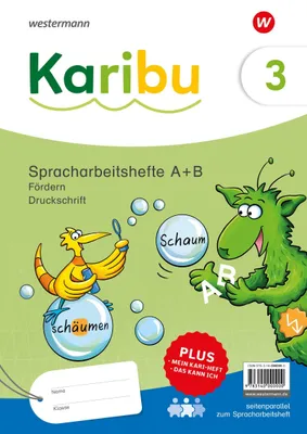 Produktbild von Karibu 3. Paket Spracharbeitshefte A+B Fördern zum Spracharbeitsheft und Sprachbuch