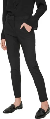 Image de Pantalon slim VMVICTORIA pour femme 10180484 Black, L/32