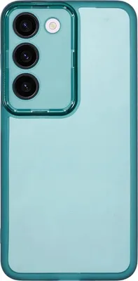 Produktbild von Hülle für Samsung Galaxy S23 - Phonesta Translucia Semi-Transparent Back Cover mit Kameraschutz - Transparent/Grün
