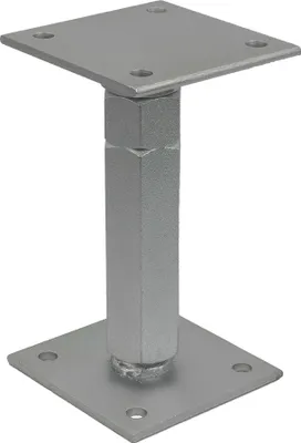 Produktbild von GeZu Impex® Pfostenträger Harry 100 & 100 mm höhenverstellbar 180 - 230 mm Pfostenschuh Stützenfuß