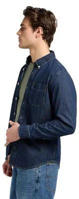 Produktbild von Lee Men's Button DOWN Shirt, Mid Stone 2, L