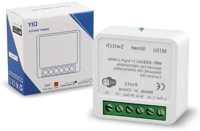 Immagine prodotto di Circuito WiFi intelligente con funzione timer, compatibile con Alexa e Google Home, collegamento fai da te, formato mini