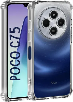 Immagine prodotto di Custodia per Xiaomi Poco C75 - Custodia trasparente antiurto per telefoni cellulari Custodia protettiva antigraffio ultra sottile Phonillico