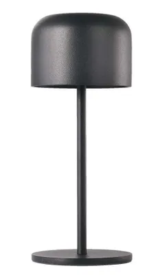 Immagine prodotto di V-TAC VT-1181 Lampada LED da Tavolo 1.5W cct 3in1 colore nero ricaricabile con USB C Touch Dimmerabile D86*H210mm IP54 - 10450