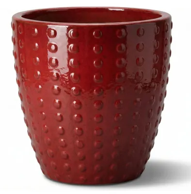 Zdjęcie produktu dla Doniczka ceramiczna Provencelia ATTILA Czerwień królewska, Ø30 cm x H29 cm, mrozoodporna