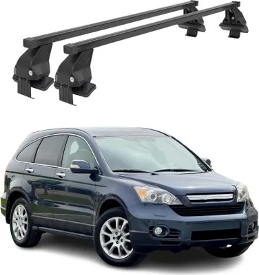 Image de Barres Transversales Menabo pour Honda CR-V III 2007-2012 Noir
