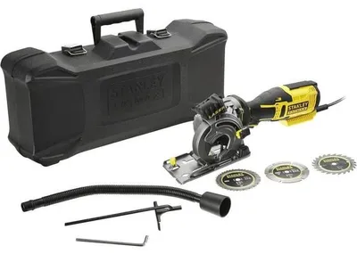 Obrázok produktu pre Kruhová píla STANLEY FME380K, 650 W, priemer 89 mm, na rezanie dreva, kovu a plastu