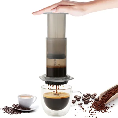 Produktbild von Tragbarer Kaffeezubereiter für perfekten Kaffee, 3-in-1-Zubereitungsmethode