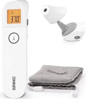 Produktbild von Duronic IRT3W 3 in 1 Infrarot-Thermometer | Strinthermometer kontaktlos | Digitale Fiebermessung | Für Babys, Kinder, Erwachsene und Gegenstände | Einfache Bedienung und genaues Ergebnis