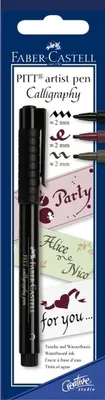 Obrázok produktu pre Faber-Castell 8704029, Atrament na pigmentovej báze, Čierna, Čierna, Polypropylén (PP), Kolo, 2.5 mm