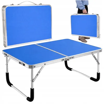 Produktbild von Omna | Klappbarer Campingtisch - 60x40 cm - Aluminium - leicht - kompakt - praktisch