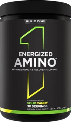 Obrázok produktu pre Rule1 | Energized Amino | s prírodným kofeínom Ananás s mučenkou