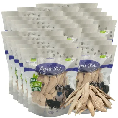 Produktbild von 5 kg (25 x 200 g) Lyra Pet® Entenbrust gefriergetrocknet