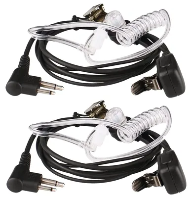 Produktbild von Retevis Walkie-Talkie, 2-polig, Akustikschlauch, kompatibel mit Motorola DP1400 CP040 GP68 GP88 GP300 CT150 Pro1150 HYT TC-500 TC-600 Walkie-Talkies (2 Stück)