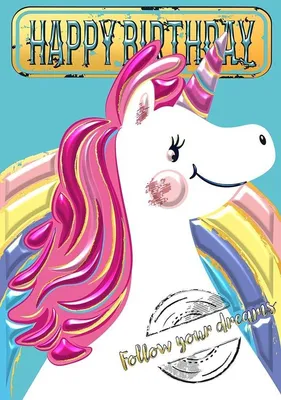 Image de Carnet A5 Anniversaire - Licorne - Henry