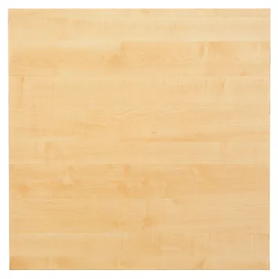 Produktbild von Tischplatte 80x80cm mit Systembohrung Ahorn