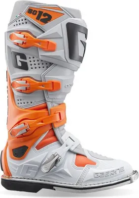 Zdjęcie produktu dla Buty motocyklowe GAERNE SG-12 CROSS pomarańczowe/ szare 45