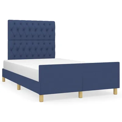 Productafbeelding van Bedframe zonder matras 120x200 cm stof blauw