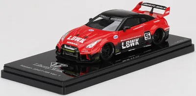 Produktbild von NISSAN GT 35GT-RR Ver.1 Rot und Schwarz LB-Silhouette Works, TSMV0011, Maßstab1/43, TSM MODEL