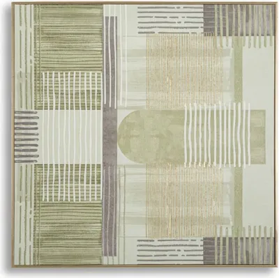 Image de Mauro Ferretti toile avec cadre lignes 60x3x60 cm