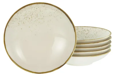 Produktbild von CreaTable, 24651, Nature Collection Creme, Suppenteller 6-tlg, Steinzeug
