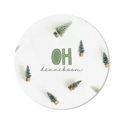 Produktbild von MuchoWow® Mauspad Mousepad Winter - Weihnachten - Tannenbaum 20x20 cm - Mousepads - Maus Mat - Pad - Mausunterlage - Schreibtischmatte