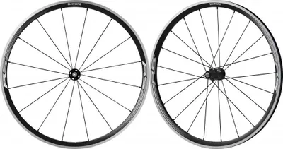 Image de SHIMANO Jeu de roues WH-RS330 CL - 700C, vélo de course, Clincher, pour frein sur jante