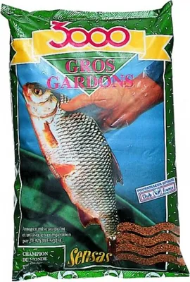 Produktbild von Sensas Friedfischfutter 3000 Gros Gardons (Große Rotaugen) Bezeichnung: Gros Gardons; Inhalt kg: 1,0