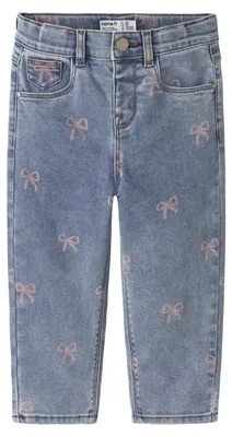 Immagine prodotto di NAME IT Nmfbella, jeans a vita alta modello "mom", colore Noos