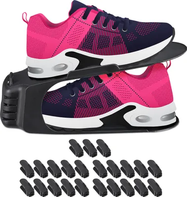 Produktbild von relaxdays 24 x Schuhstapler schwarz