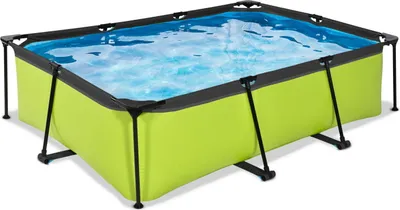 Produktbild von EXIT Lime Pool 220x150x65cm mit Filterpumpe - grün